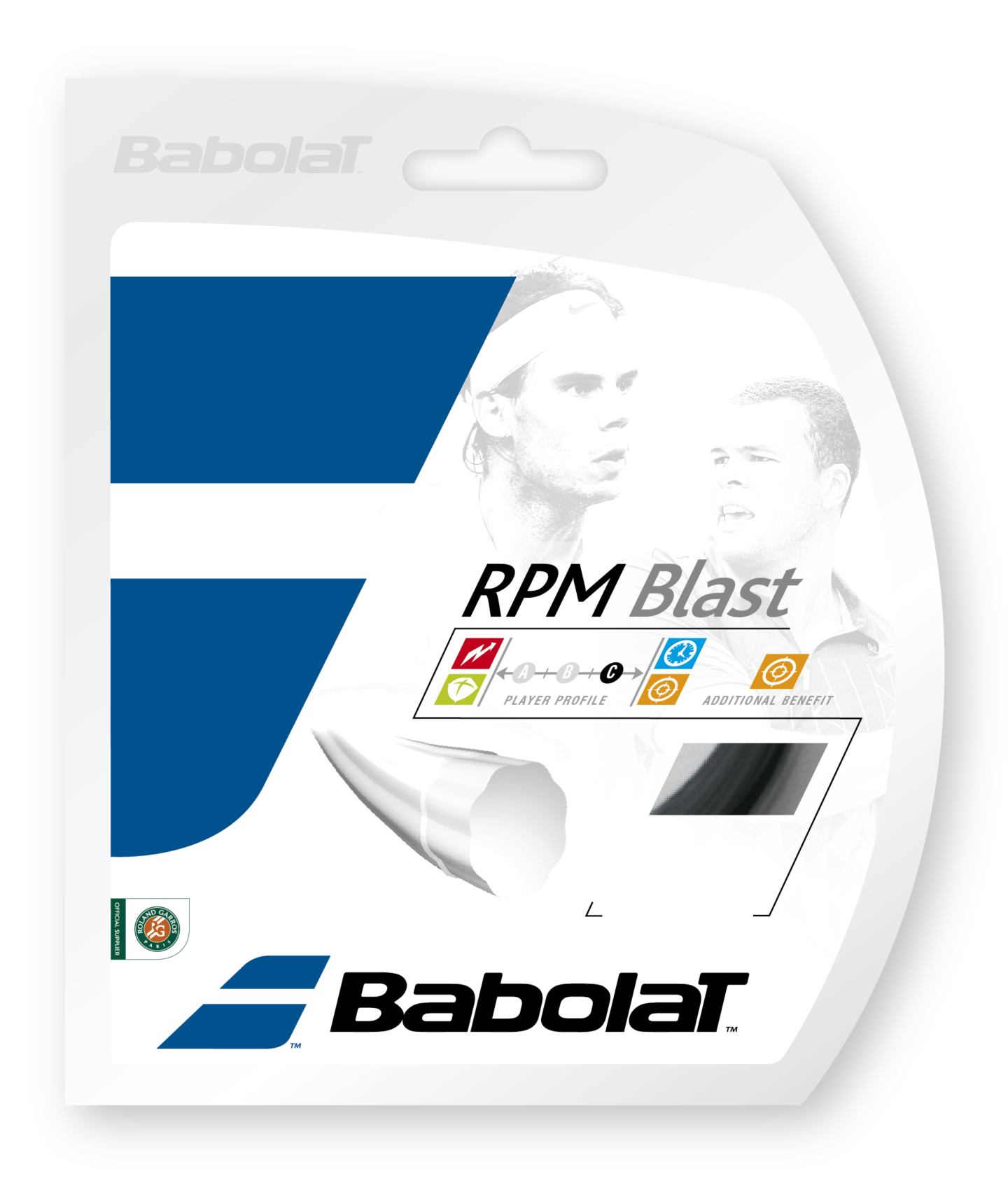 Babolat RPM Rough - Set Corde Da Tennis Unisex 12,2 M, Colore Giallo, Per Maggiore Effetto