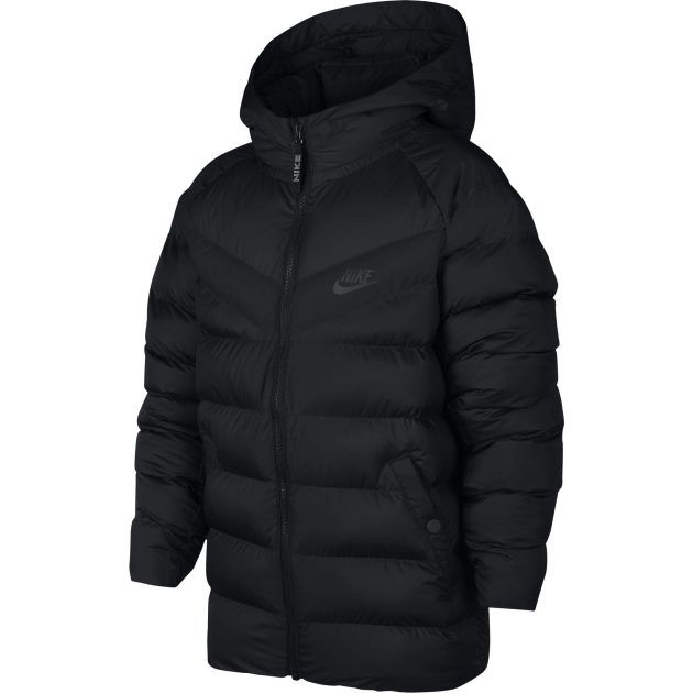 nike filled jacket black