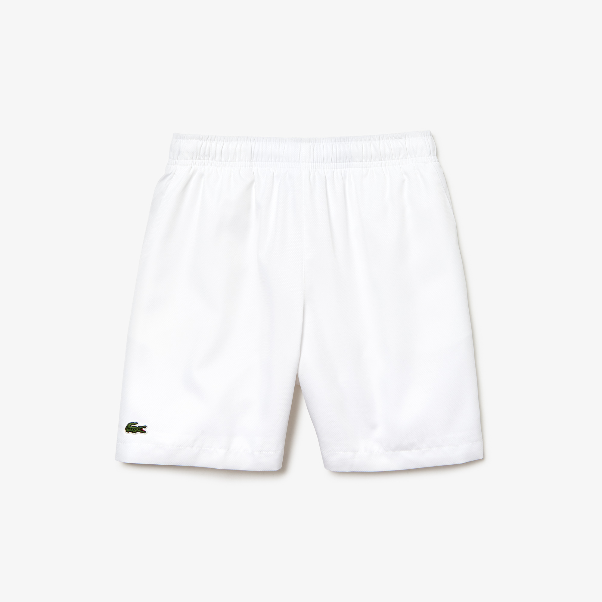 Lacoste SPORT Boys Classic Shorts in White | Wigmore Sports