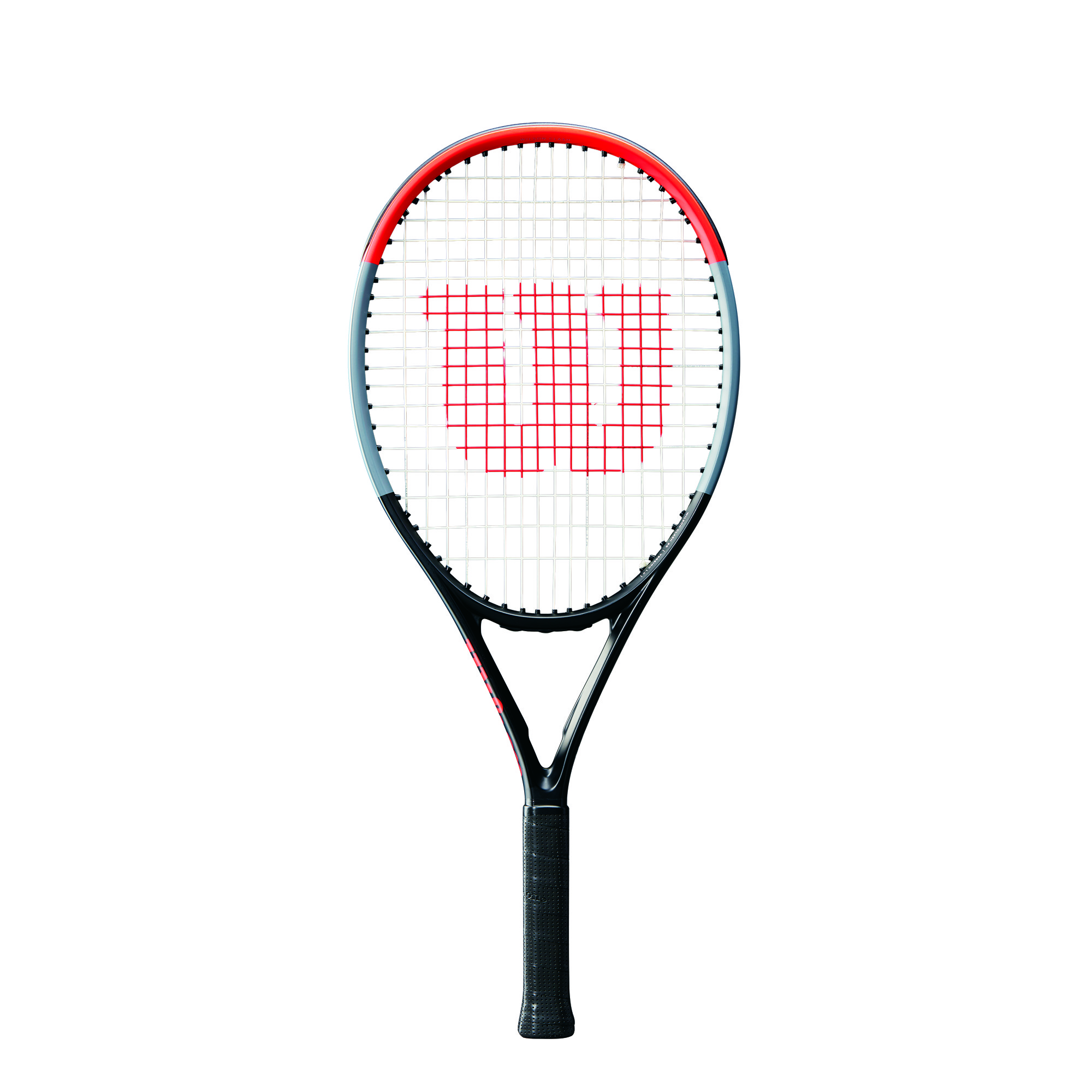 Wilson Clash 25 Tennis Racket in Black/Red | Wigmore Sports