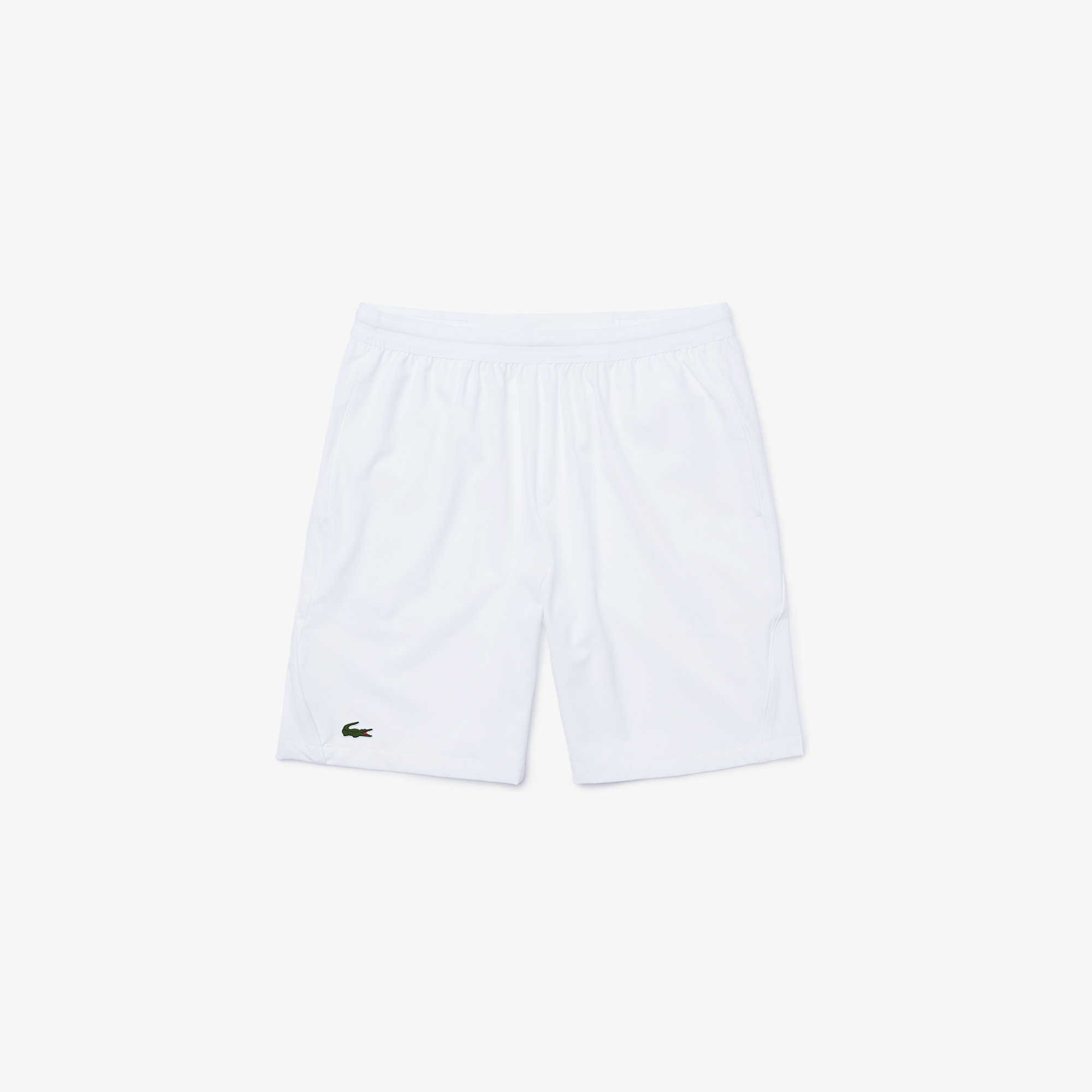 Lacoste Men's ND Tournament Shorts in White| Wigmore Sports