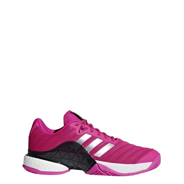 geboorte Absoluut Sluiting Adidas Barricade Boost Mens Tennis Shoes - Pink | Wigmore Sports