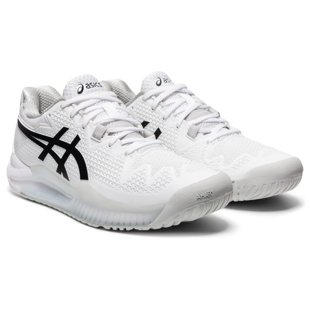 asics gel resolution 8 white