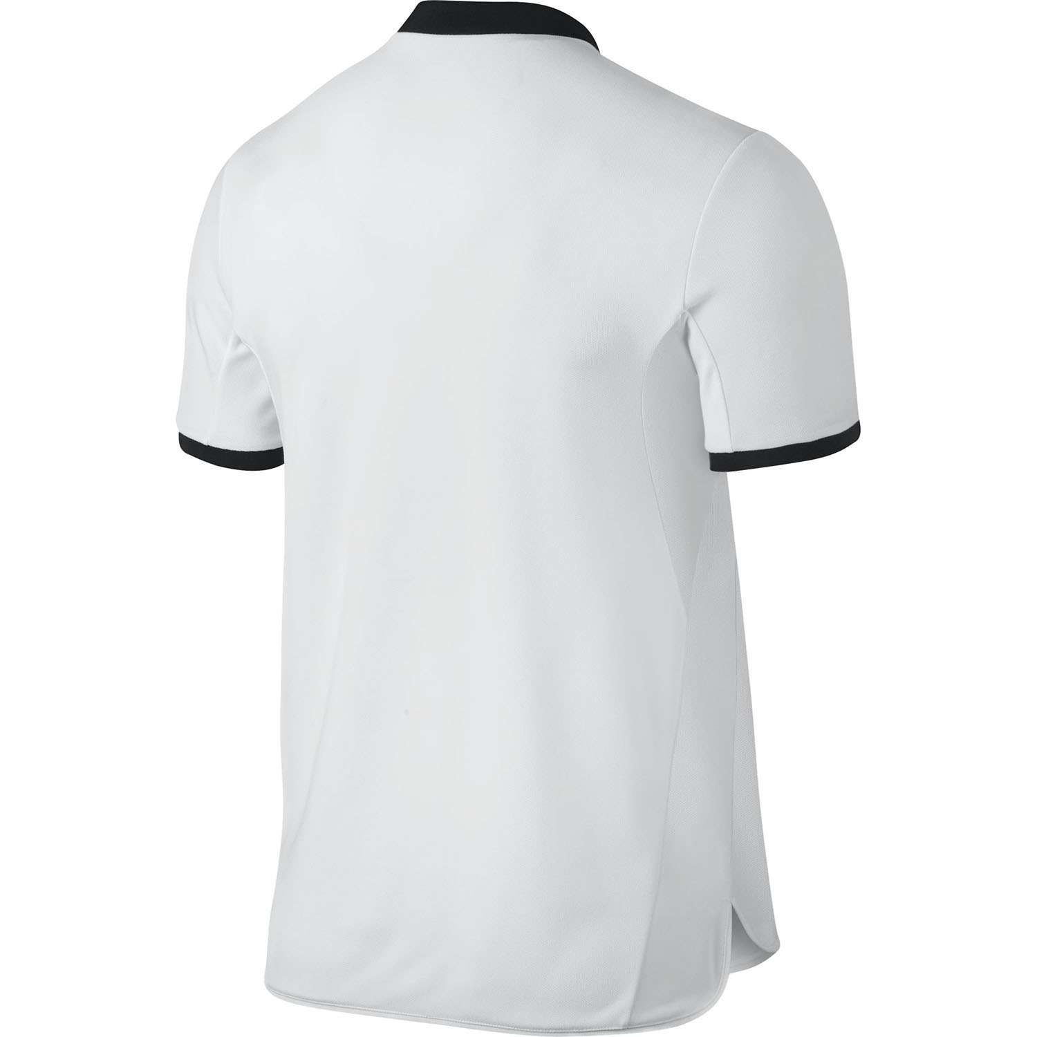 Nike Mens Advantage Polo Solid - White/Black » Wigmore Sports