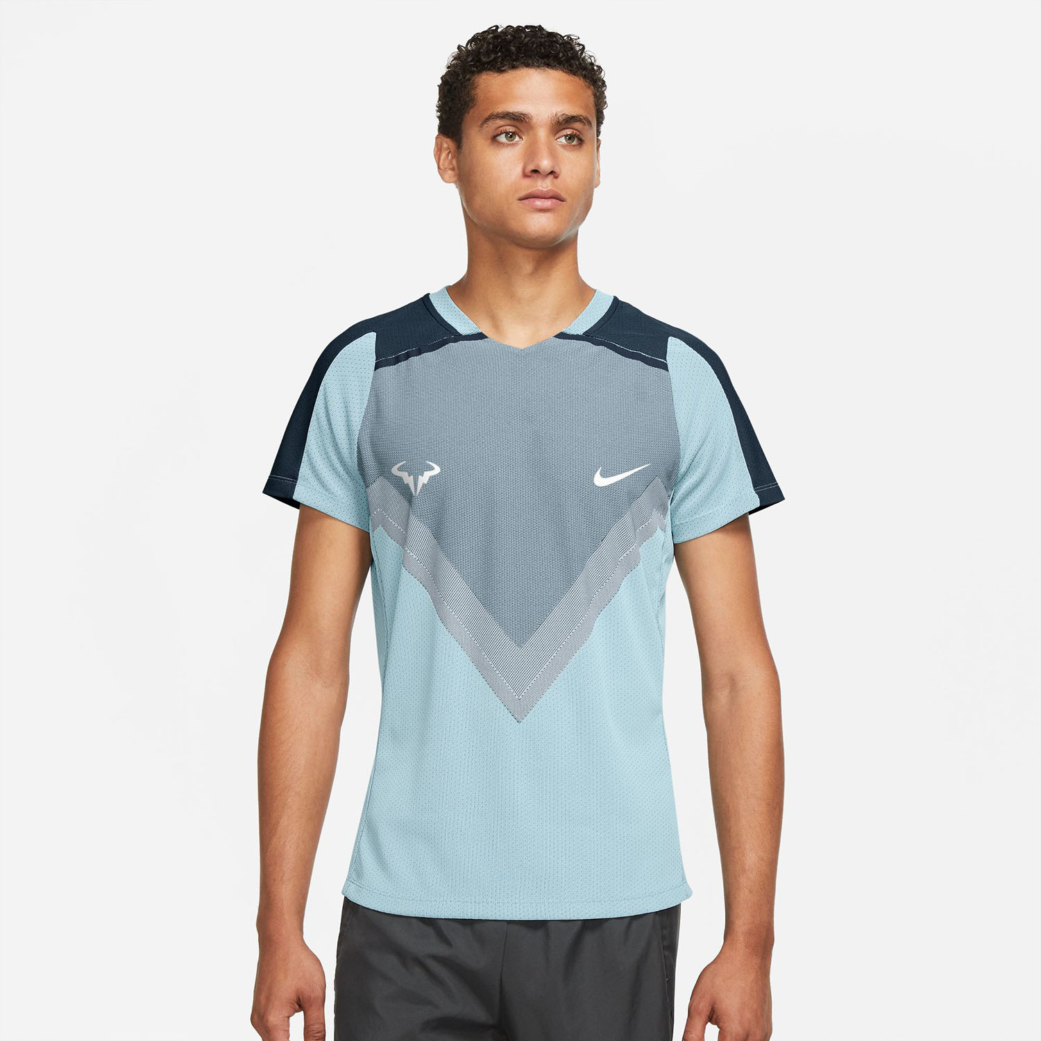 Nike Mens Court Dri-FIT ADV Rafa Tee - Copa/Court Blue » Wigmore Sports