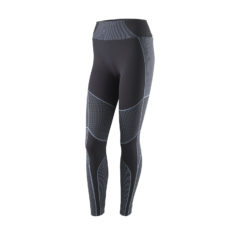 Play Brave Womens Laura Leggings - Black/Anthracite Print » Wigmore Sports