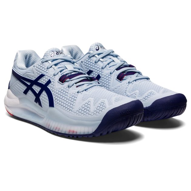 Asics Gel Resolution 8 Womens Tennis Shoes - Blue | Wigmore Sports